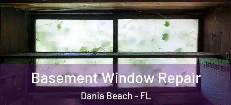  Basement Window Repair Dania Beach - FL