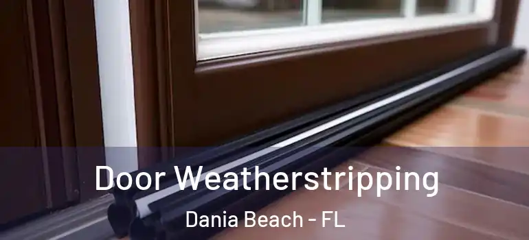  Door Weatherstripping Dania Beach - FL