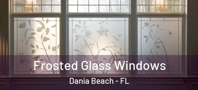  Frosted Glass Windows Dania Beach - FL