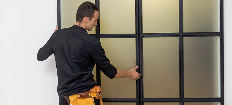 Patio French door installation in Dania Beach, FL