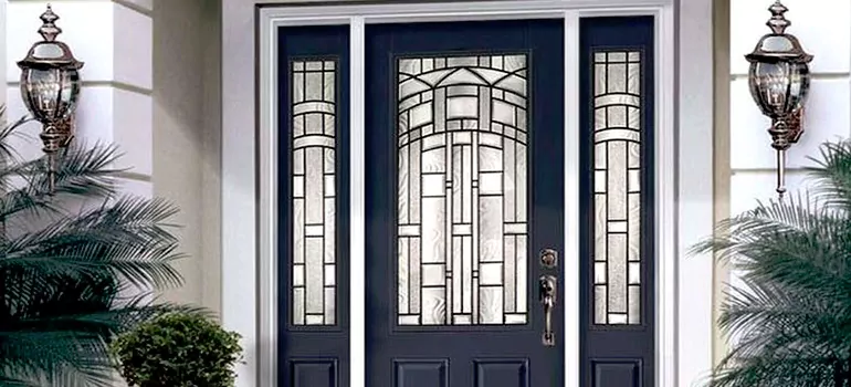 Stained Glass Door Panels in Dania Beach, FL