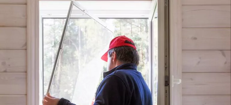 Expandable Window Screen Installation in Dania Beach, FL