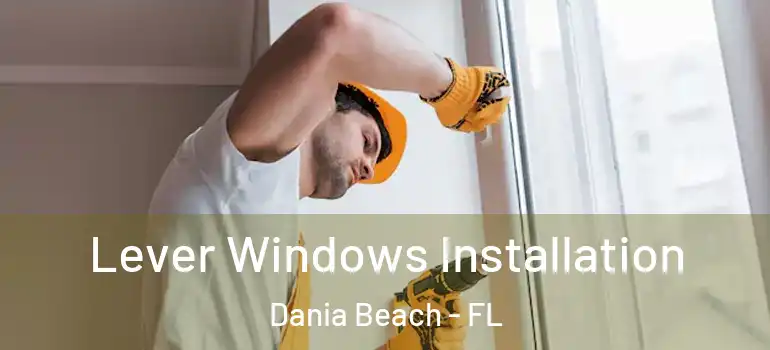  Lever Windows Installation Dania Beach - FL