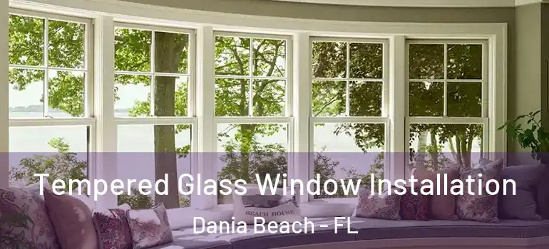  Tempered Glass Window Installation Dania Beach - FL
